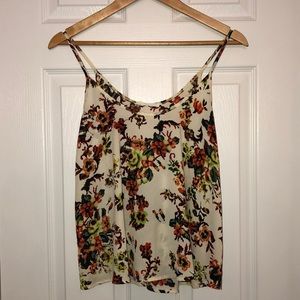 LUSH Multi color flowy tank top